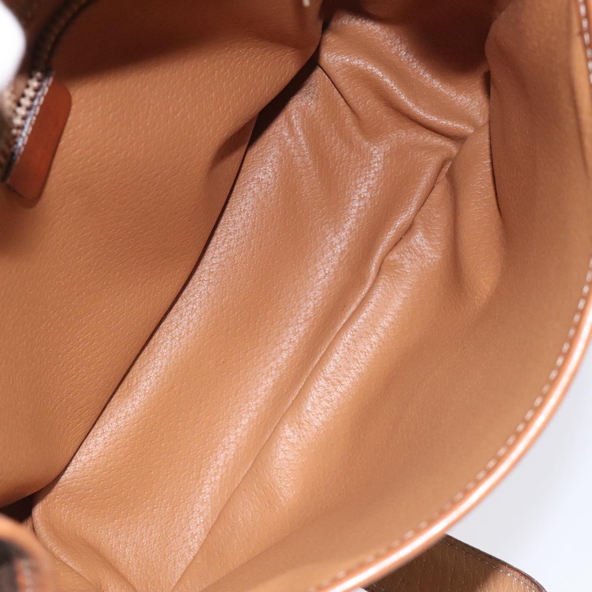 Céline Macadam Brown Canvas Shoulder Bag (Pre-Owned)