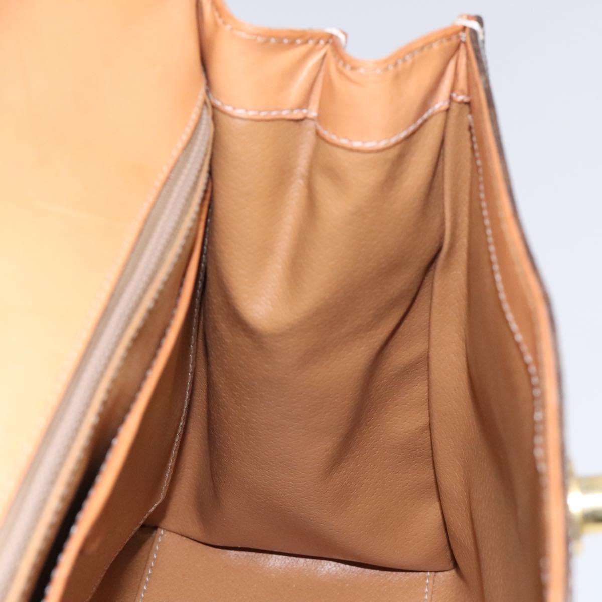 Céline Macadam Brown Canvas Handbag (Pre-Owned)