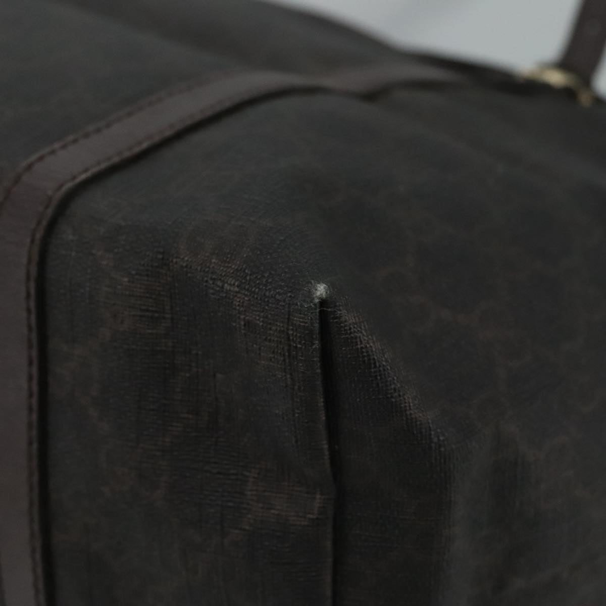 Gucci Gg Canvas Brown Canvas Tote Bag (Pre-Owned)