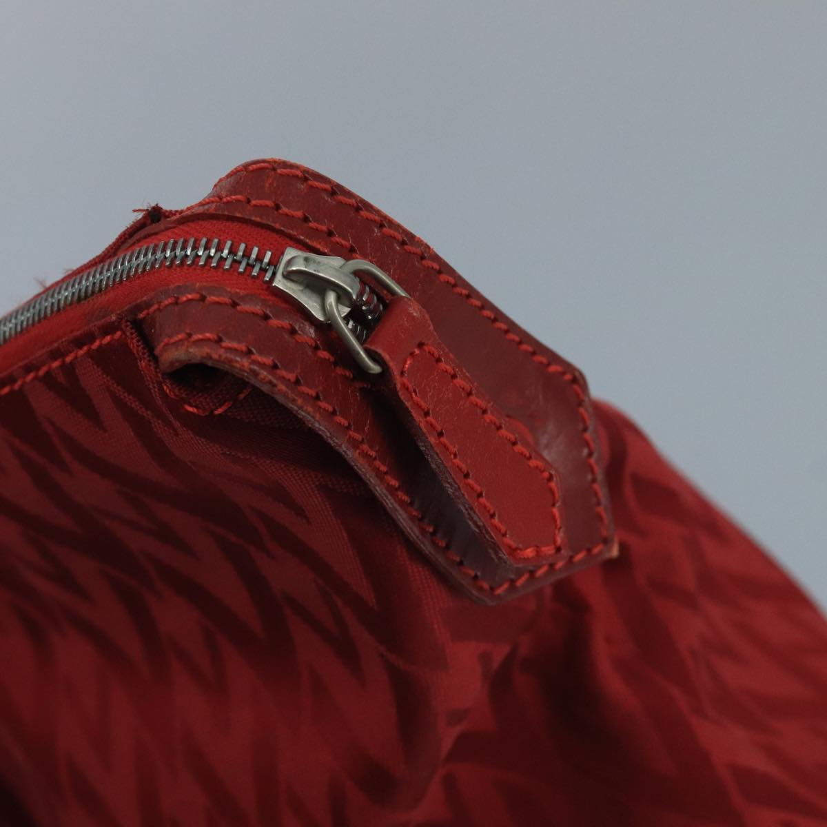 Valentino Garavani Red Canvas Tote Bag (Pre-Owned)