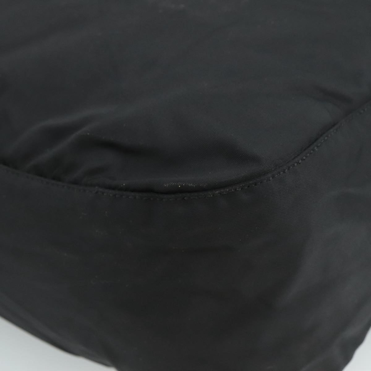 Prada Tessuto Black Synthetic Shoulder Bag (Pre-Owned)