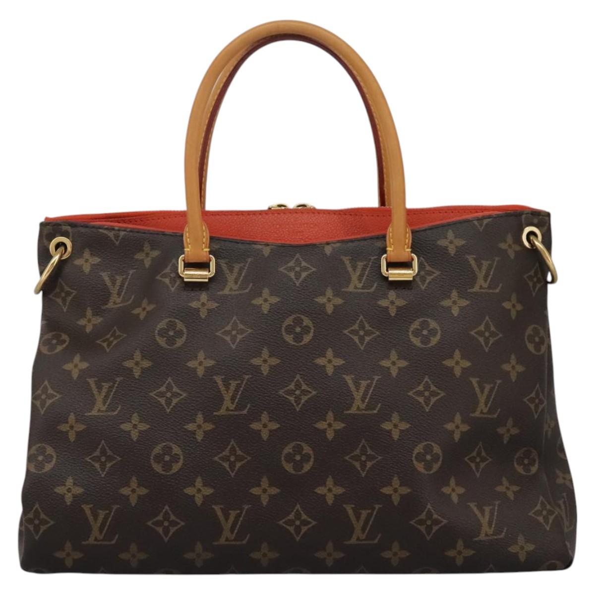Louis Vuitton Pallas Brown Canvas Tote Bag (Pre-Owned)