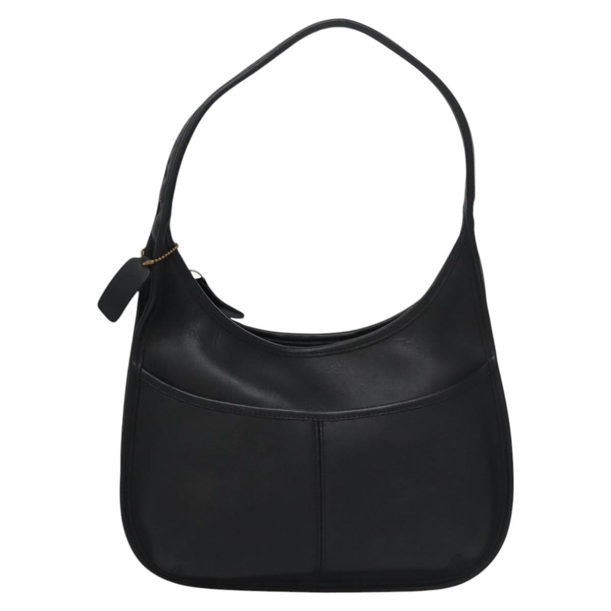 Coach Ergo Black Leather Shoulder Bag (Pre-Owned)