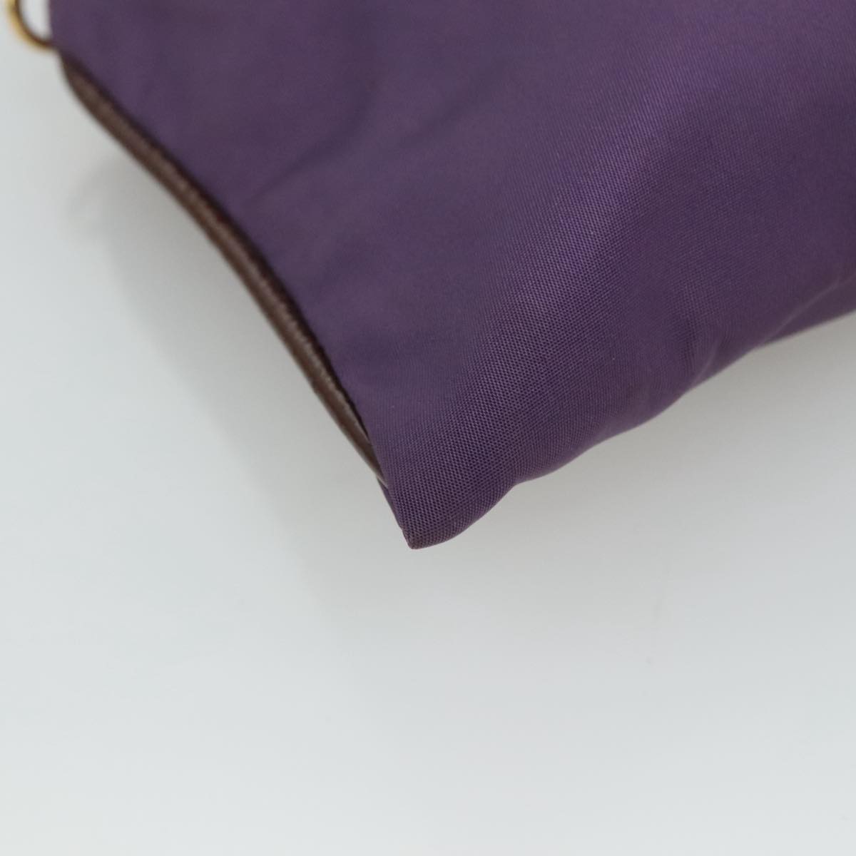 Prada Purple Synthetic Clutch Bag (Pre-Owned)