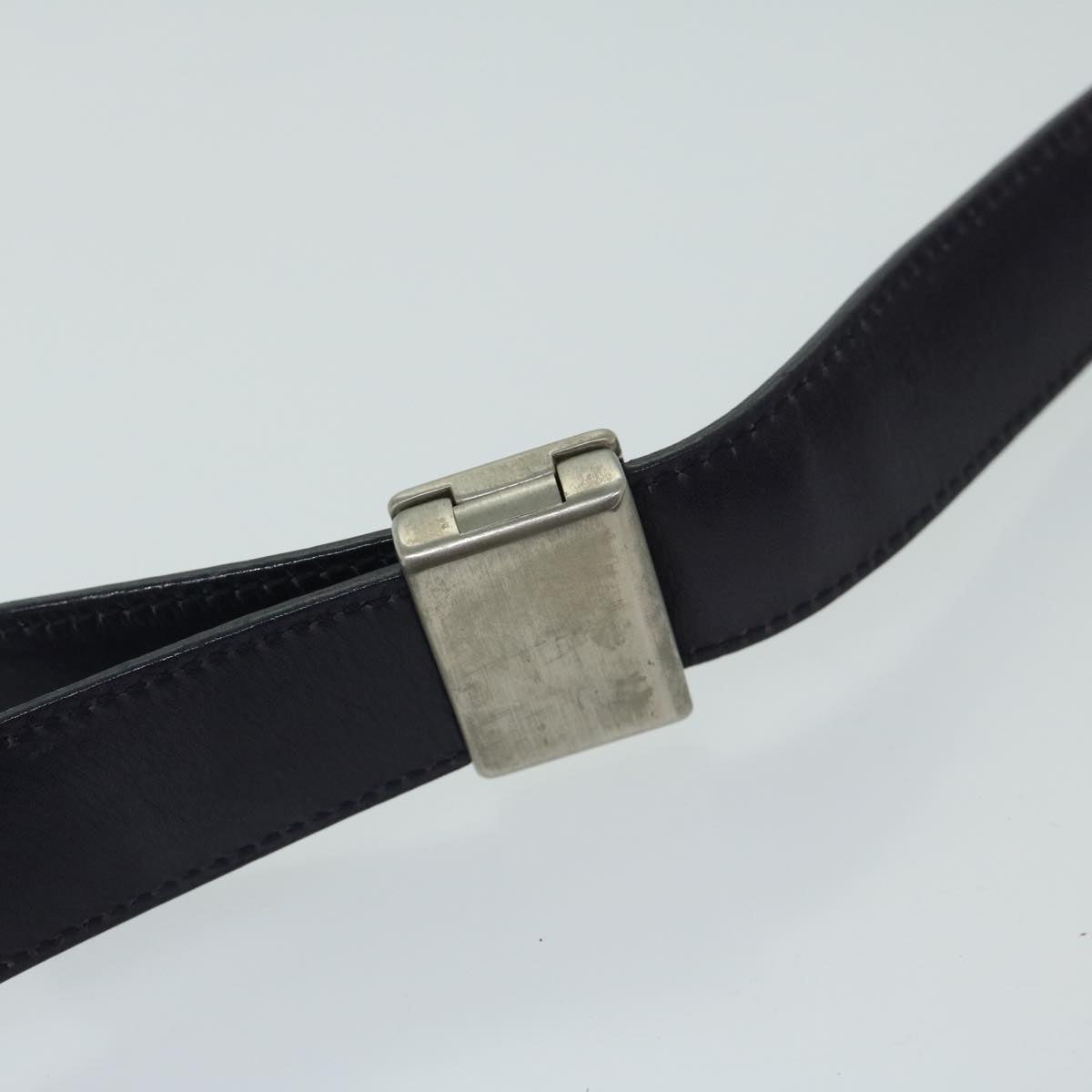 Prada Diagramme Black Leather Shoulder Bag (Pre-Owned)