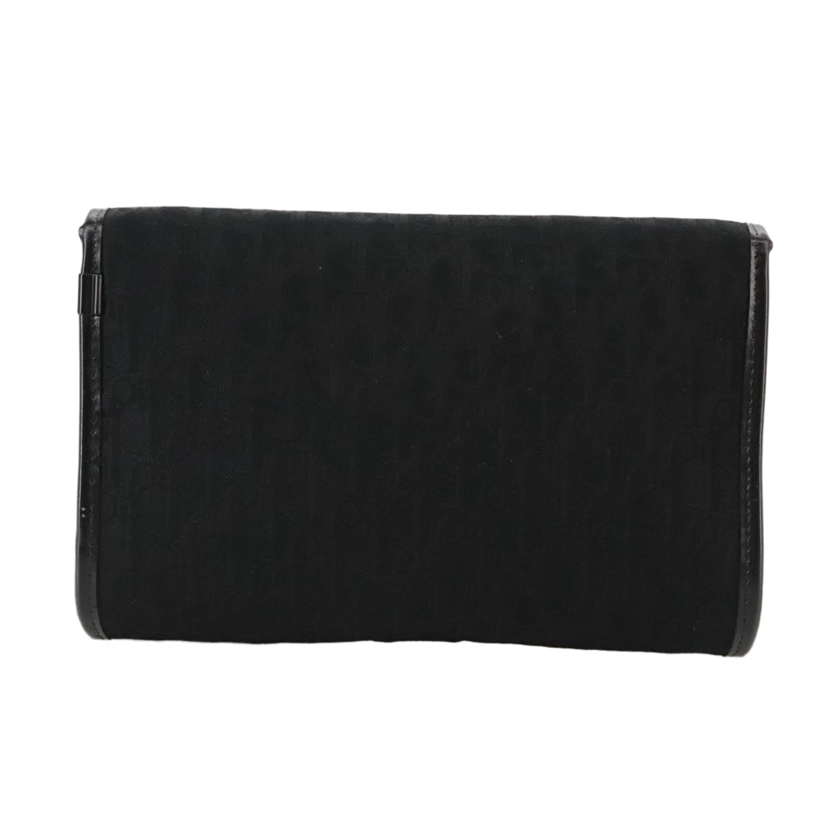Dior Trotter Black Canvas Shoulder Bag (Pre-Owned)