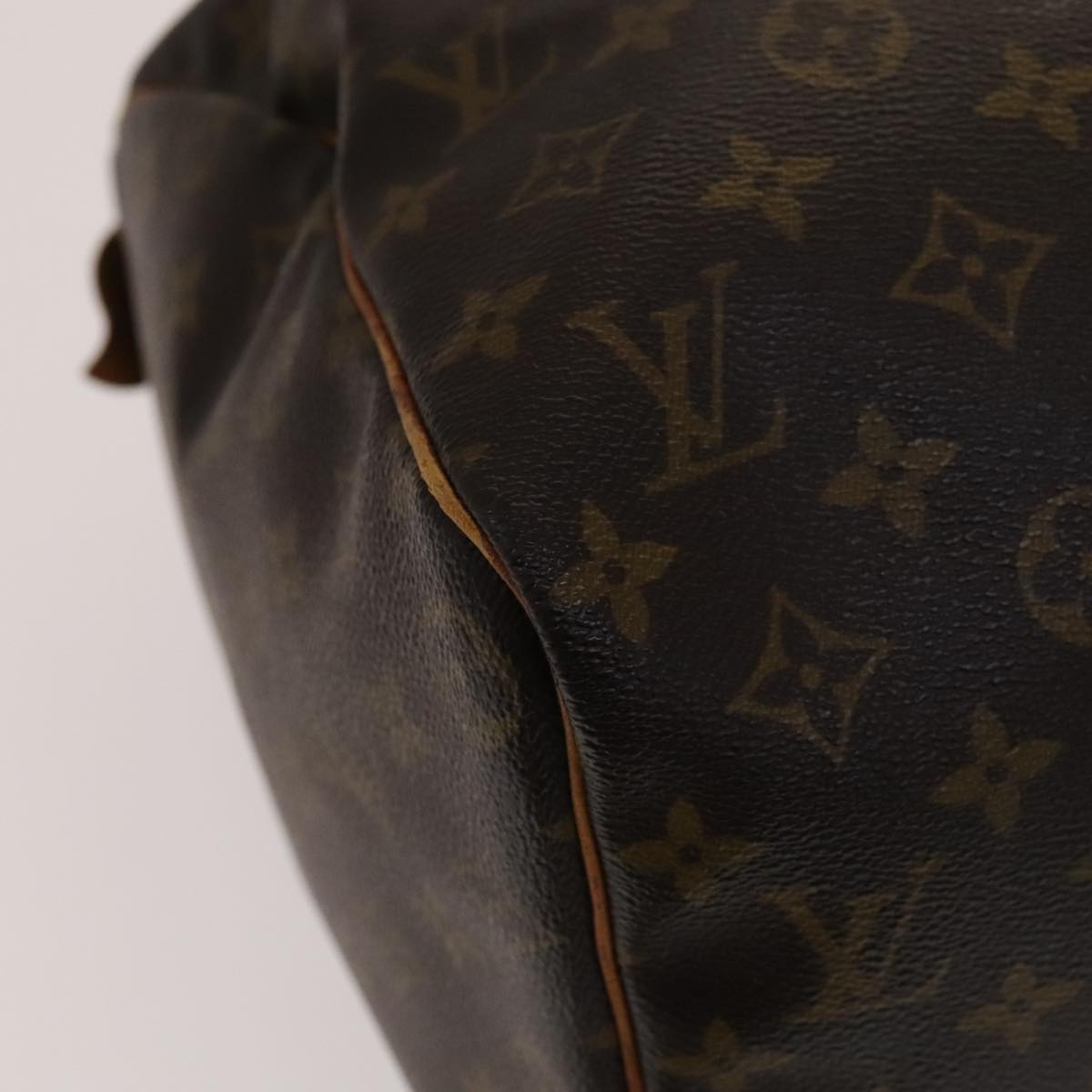 Louis Vuitton Keepall 45 Brown Canvas Travel Bag (Pre-Owned)