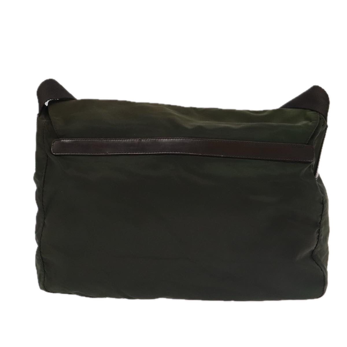 Prada Re-Edition Khaki Synthetic Shoulder Bag (Pre-Owned)