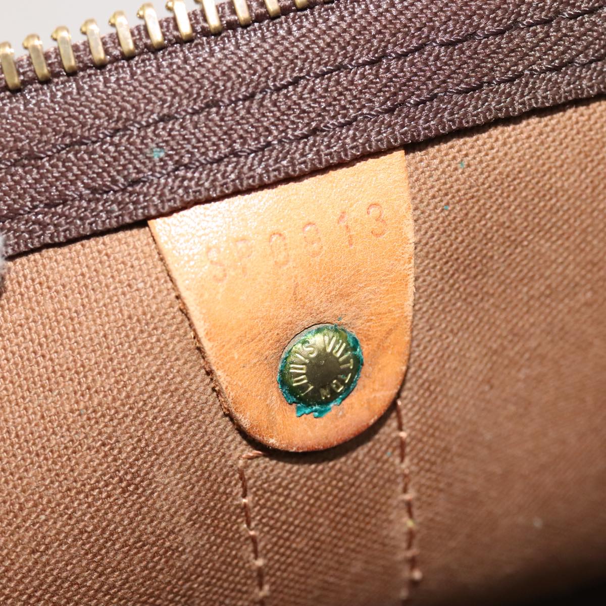 Louis Vuitton Keepall 45 Brown Canvas Travel Bag (Pre-Owned)