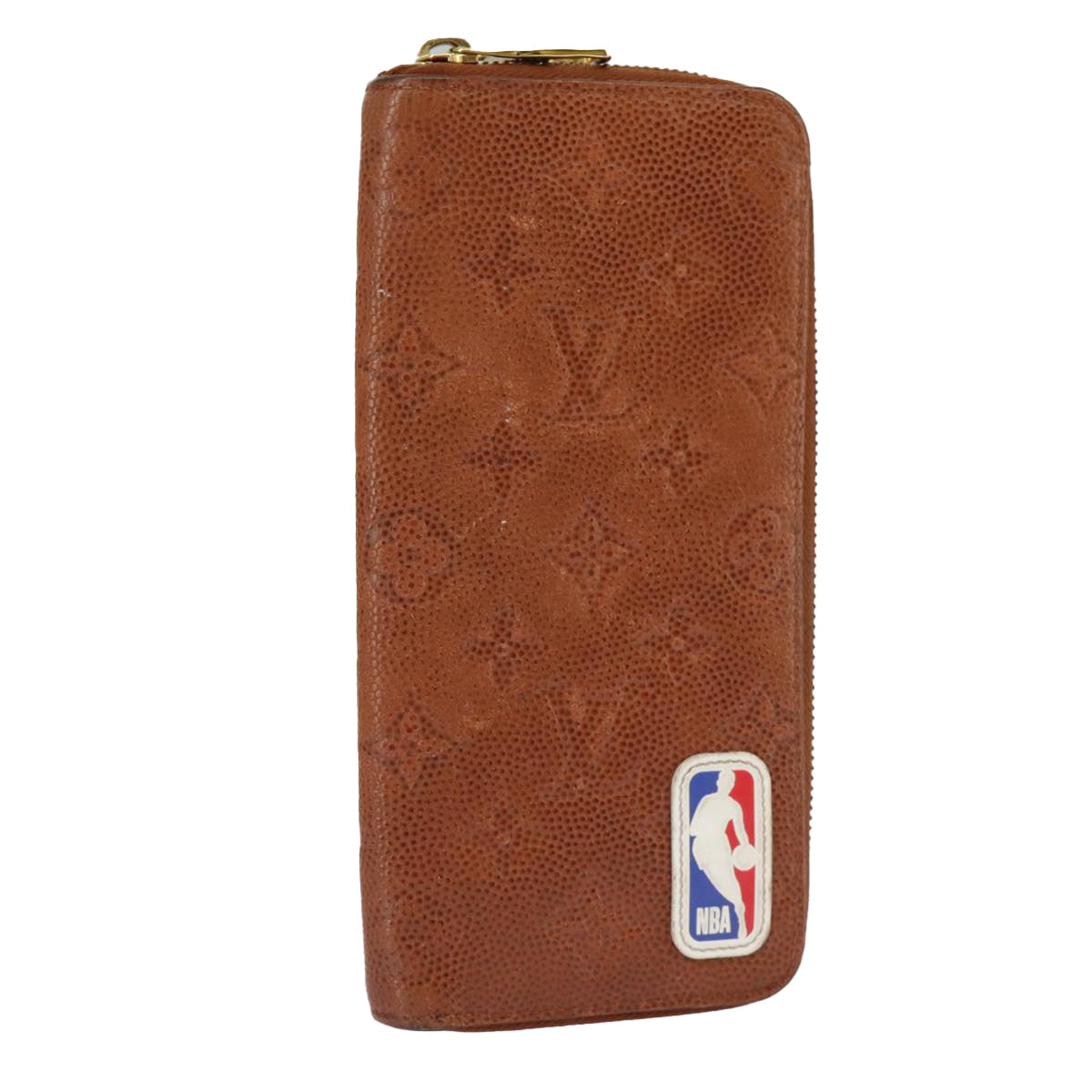 Louis Vuitton Zippy Wallet Vertical Brown Leather Wallet (Pre-Owned)