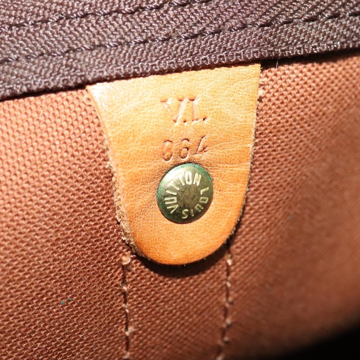Louis Vuitton Keepall 60 Brown Canvas Travel Bag (Pre-Owned)