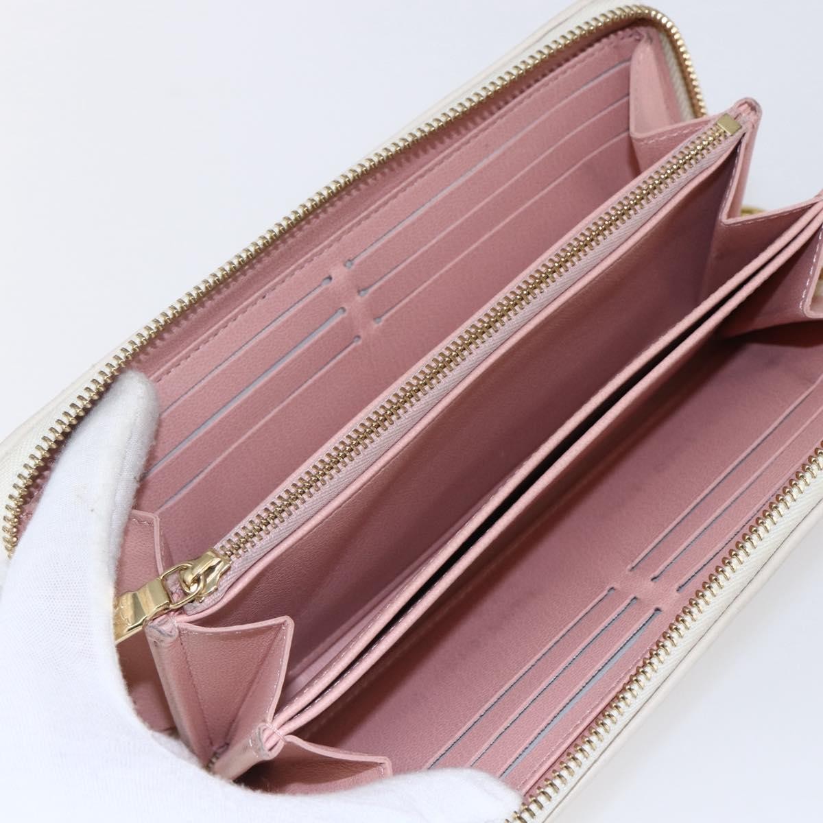 Louis Vuitton Coussin Zippy Monogram Embossed Lambskin Pink Canvas Wallets Accessory (Pre-Owned)