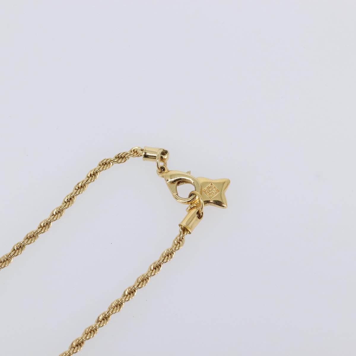 Givenchy Vintage Metal Gold Metal Necklace Jewelry (Pre-Owned)