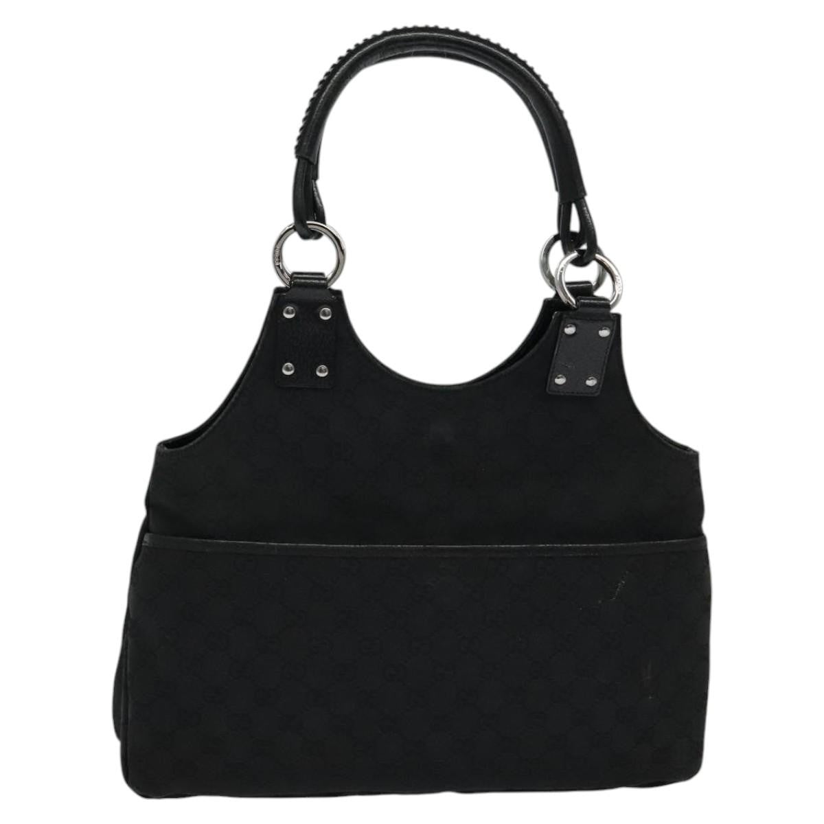 Gucci Gg Canvas Canvas Black Canvas Shoulder Bag Bag (Pre-Owned)