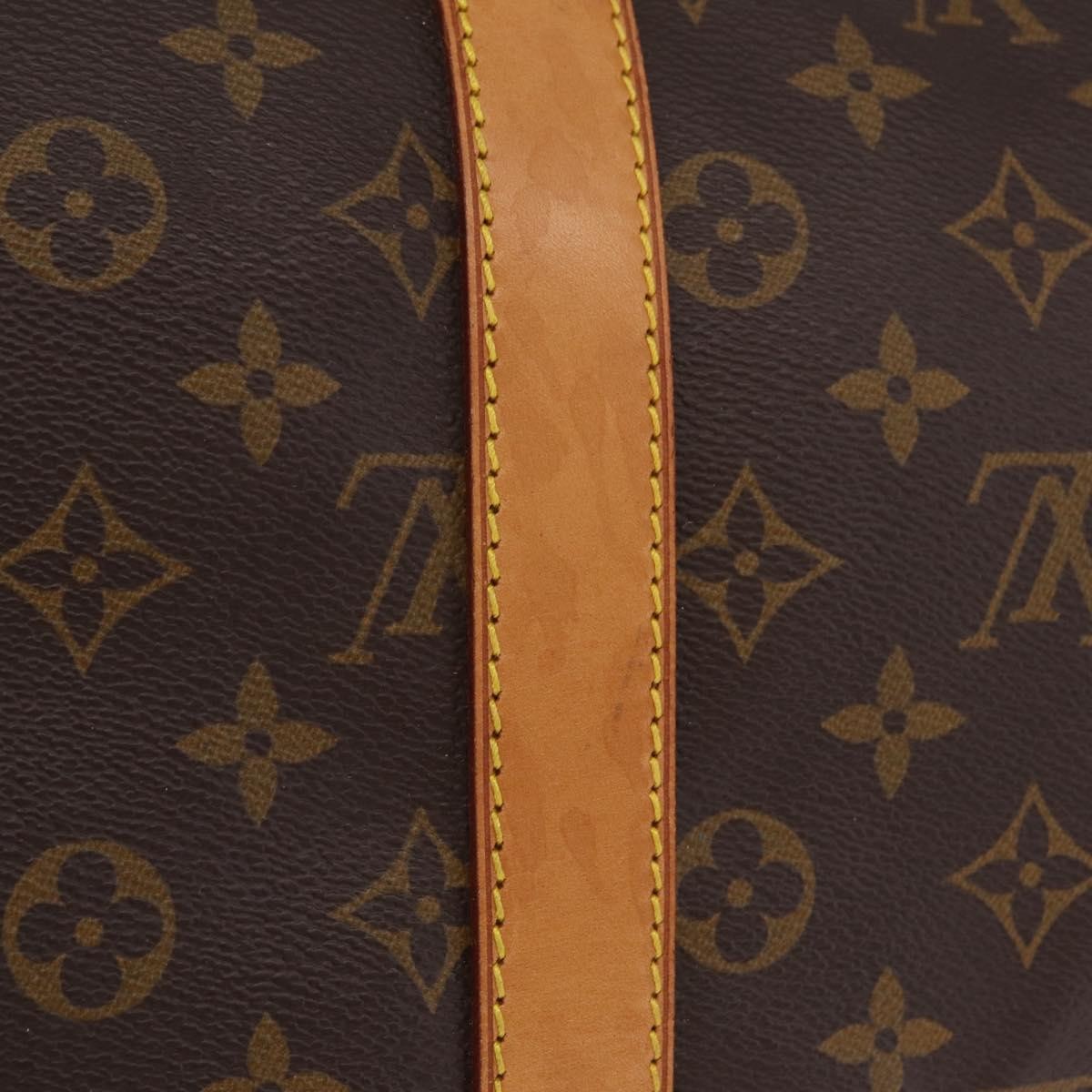 Louis Vuitton Keepall Monogram Canvas Brown Canvas Travel Bag Bag (Pre-Owned)