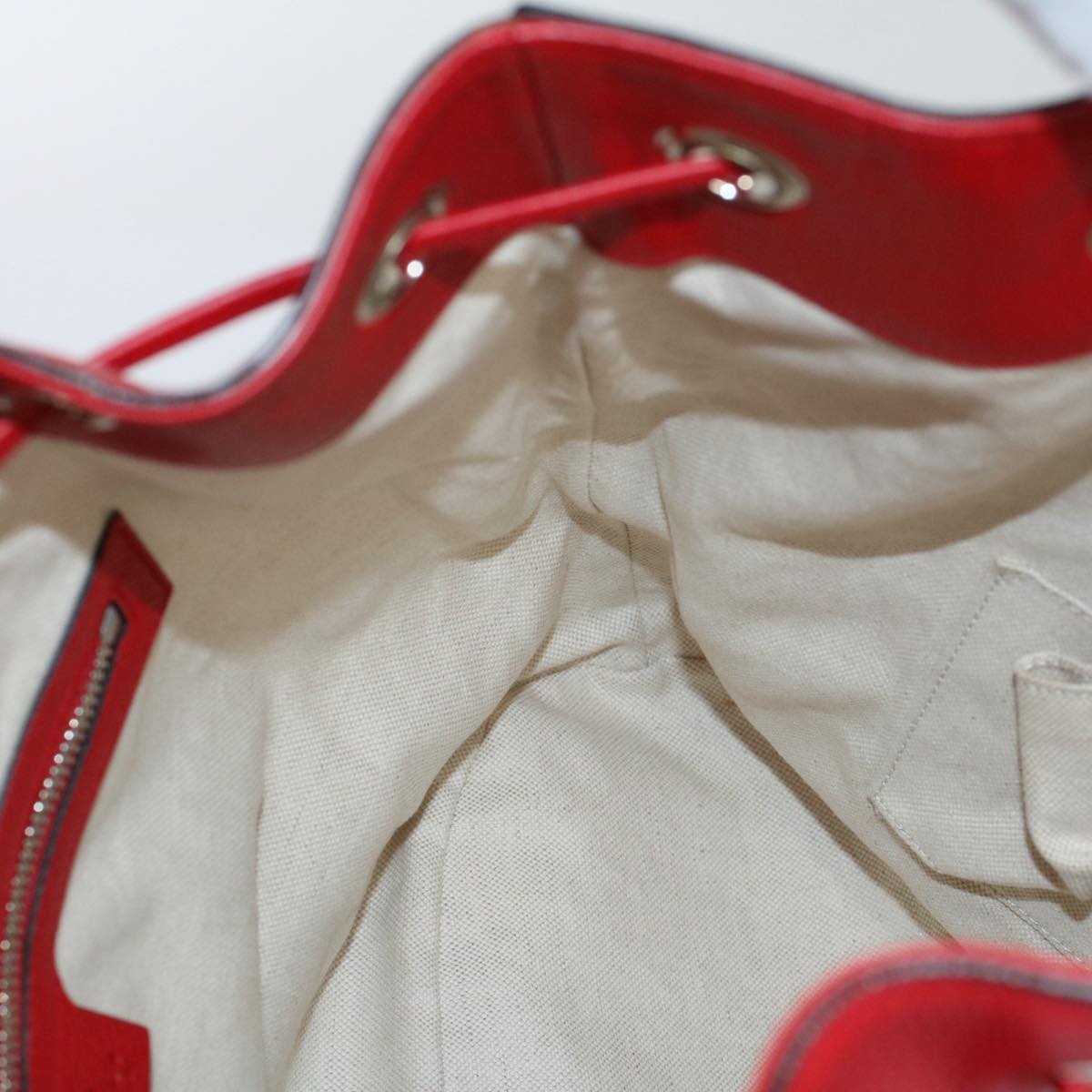 Gucci Soho Red Leather Backpack Bag (Pre-Owned)