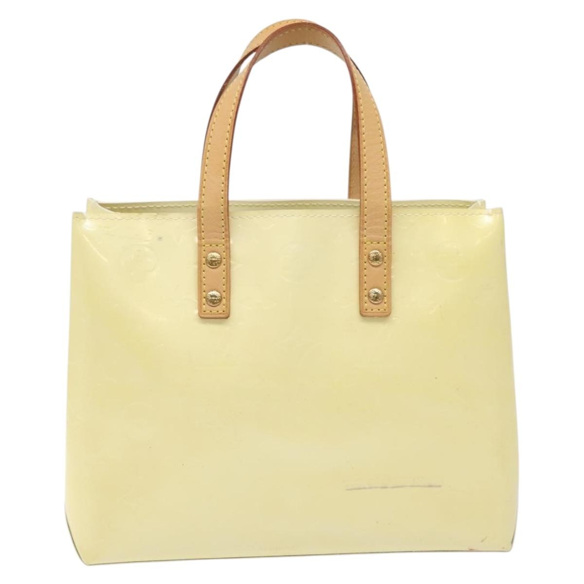 Louis Vuitton Reade Monogram Vernis Beige Patent_Leather Bag (Pre-Owned)