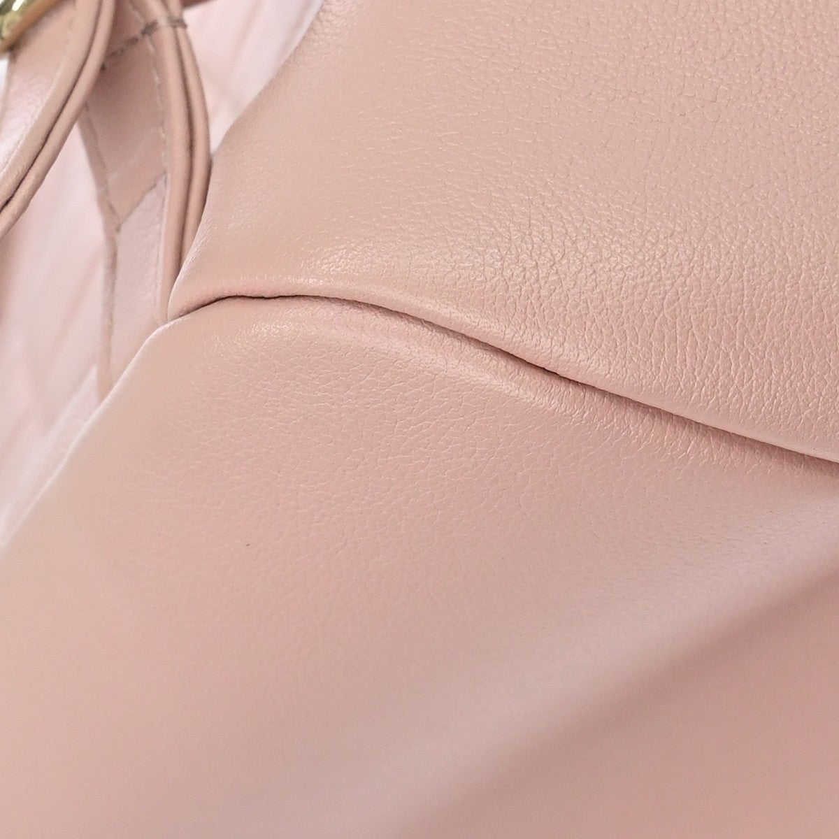 Chanel Duma Drawstring Quilted Leather Pink Leather Backpack Bag (Pre-Owned)
