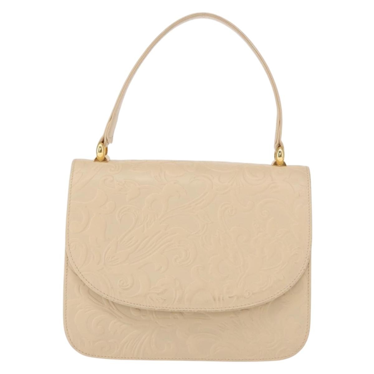 Balenciaga Vintage Leather Beige Leather Handbag (Pre-Owned)