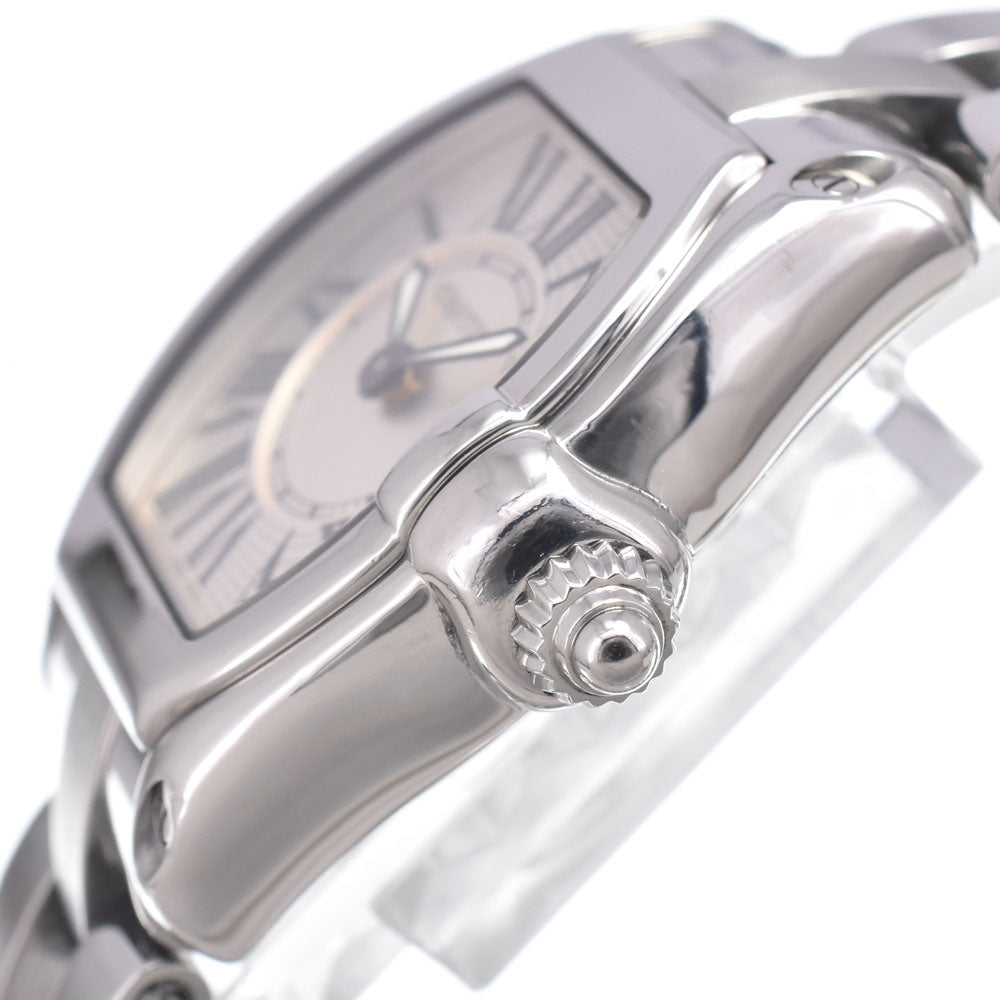 Cartier Roadster Quartz Stainless Steel With Mother Of Pearl Watch (Pre-Owned)