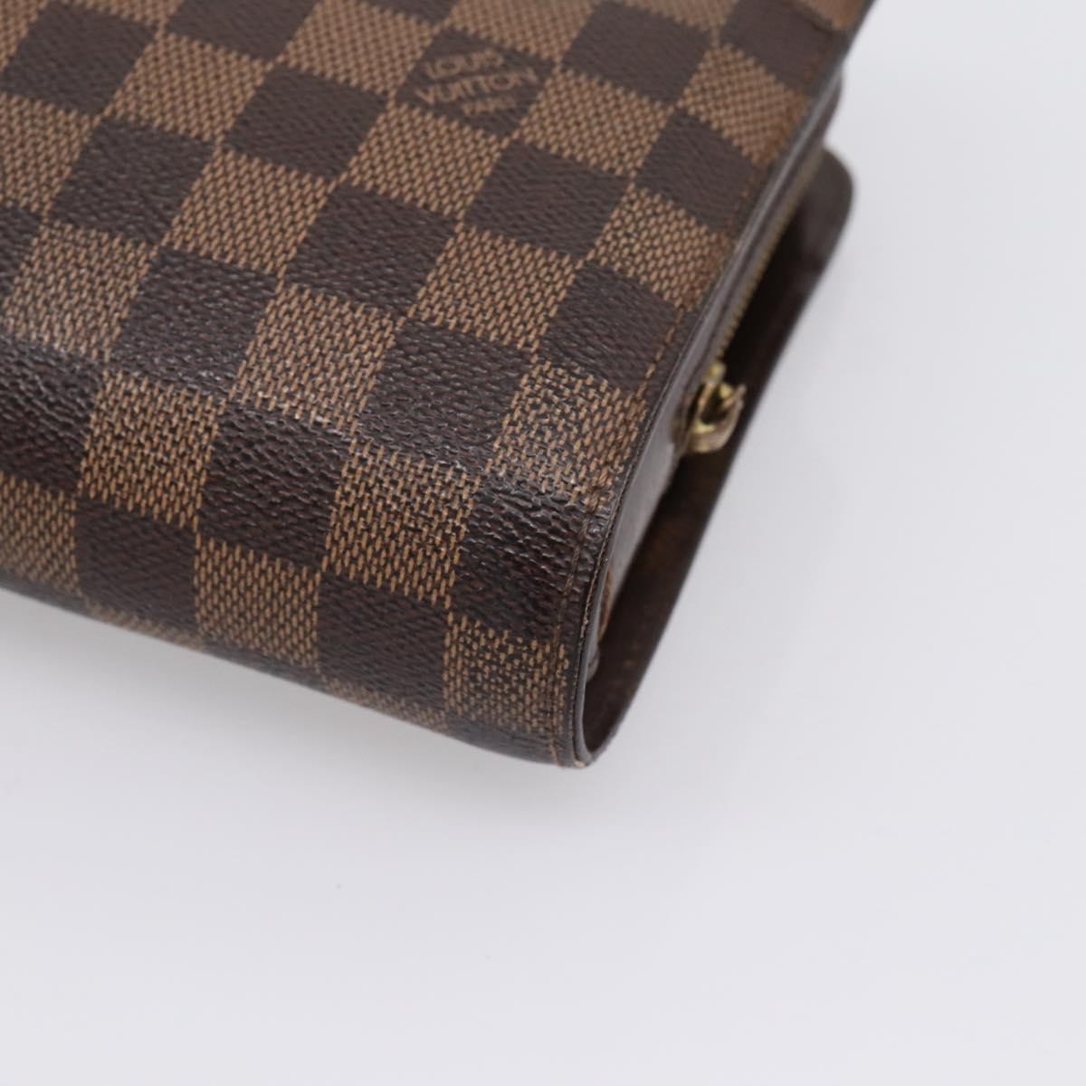 Louis Vuitton Pochette Saint Louis Damier Brown Canvas Clutche & Pouche Bag (Pre-Owned)