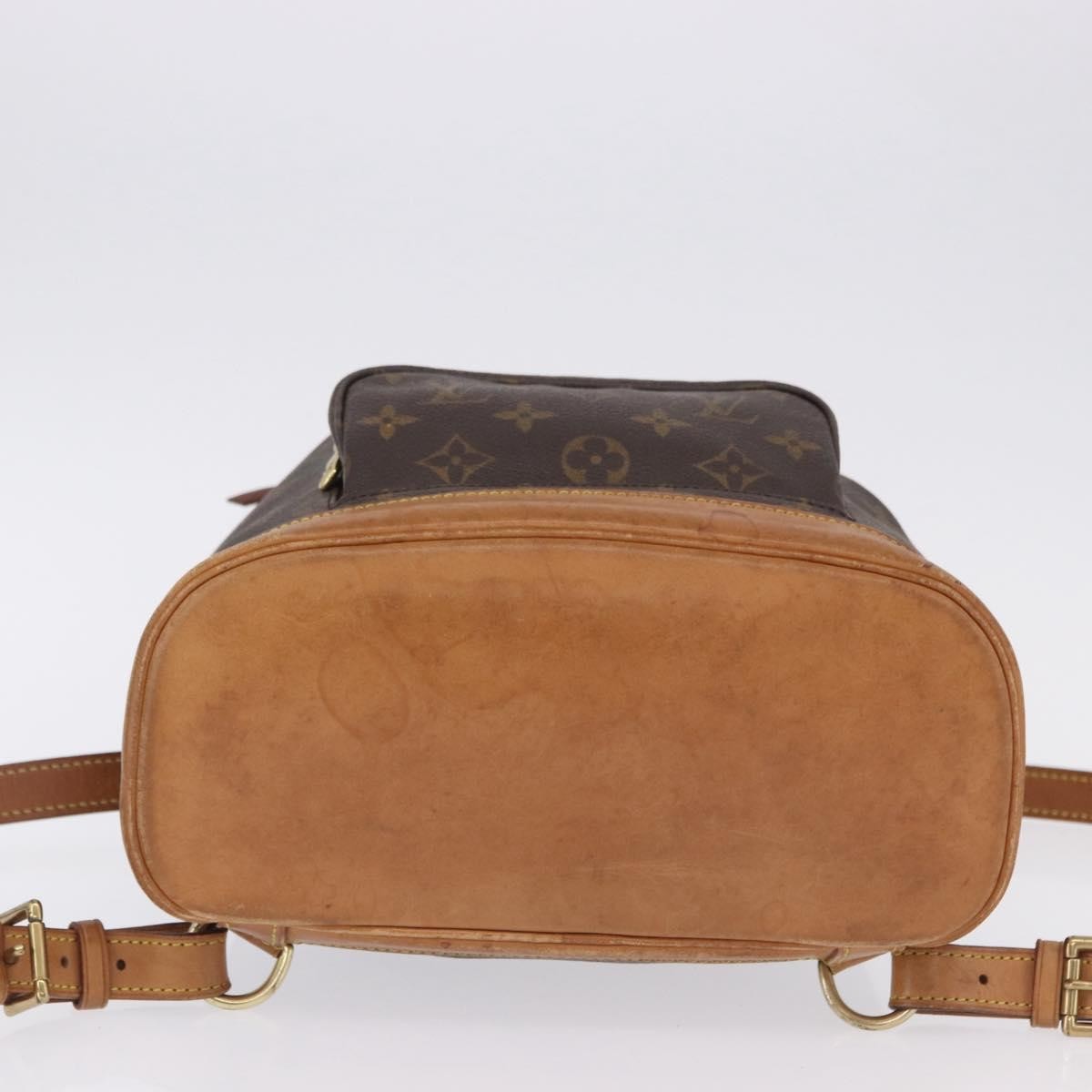 Louis Vuitton Vintage Montsouris Monogram Canvas Brown Canvas Backpack Bag (Pre-Owned)