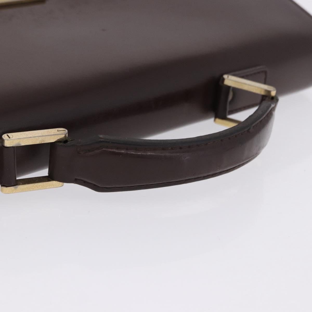 Louis Vuitton Altona Damier Ebene Brown Canvas Briefcase Bag (Pre-Owned)