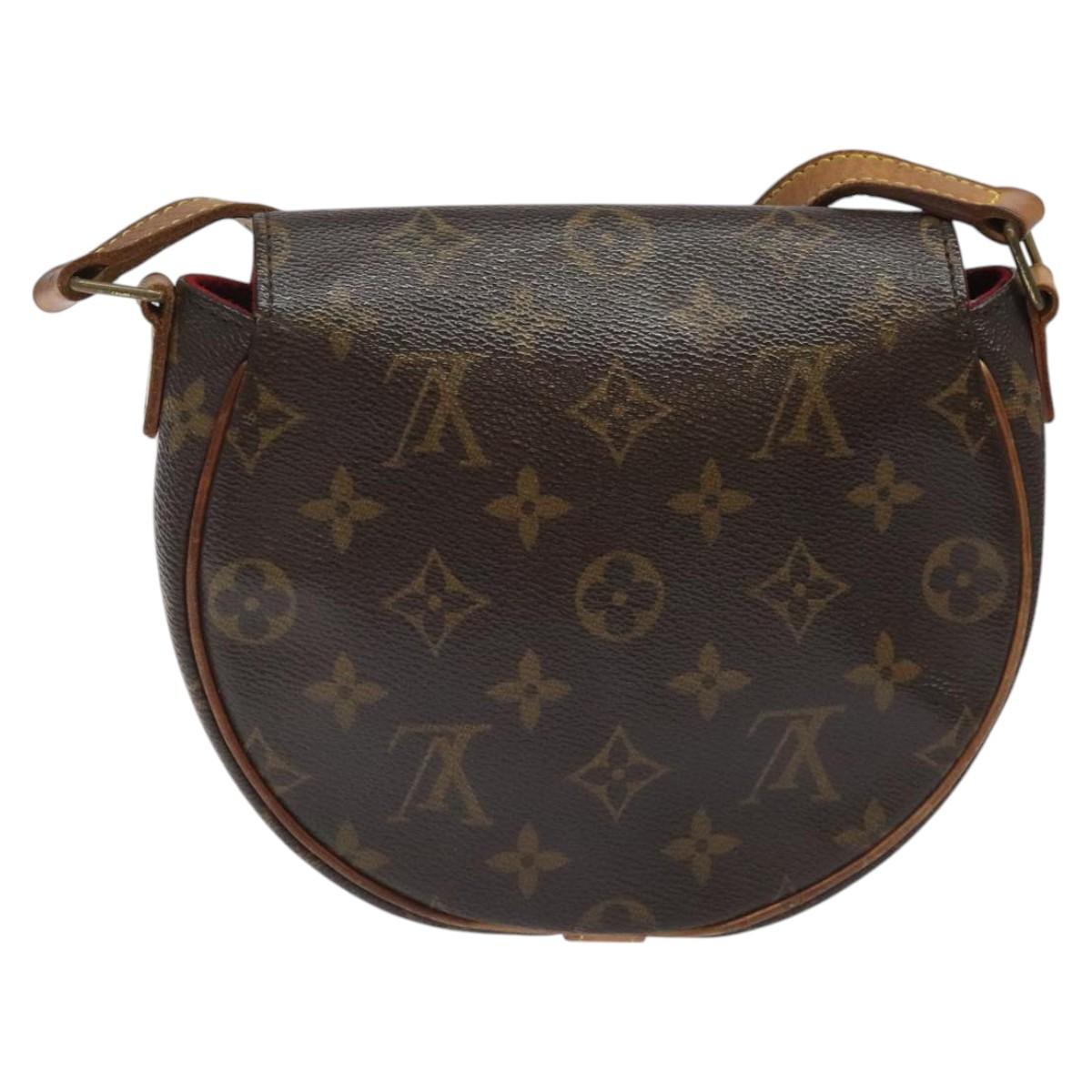 Louis Vuitton Tambourin Brown Canvas Shoulder Bag (Pre-Owned)