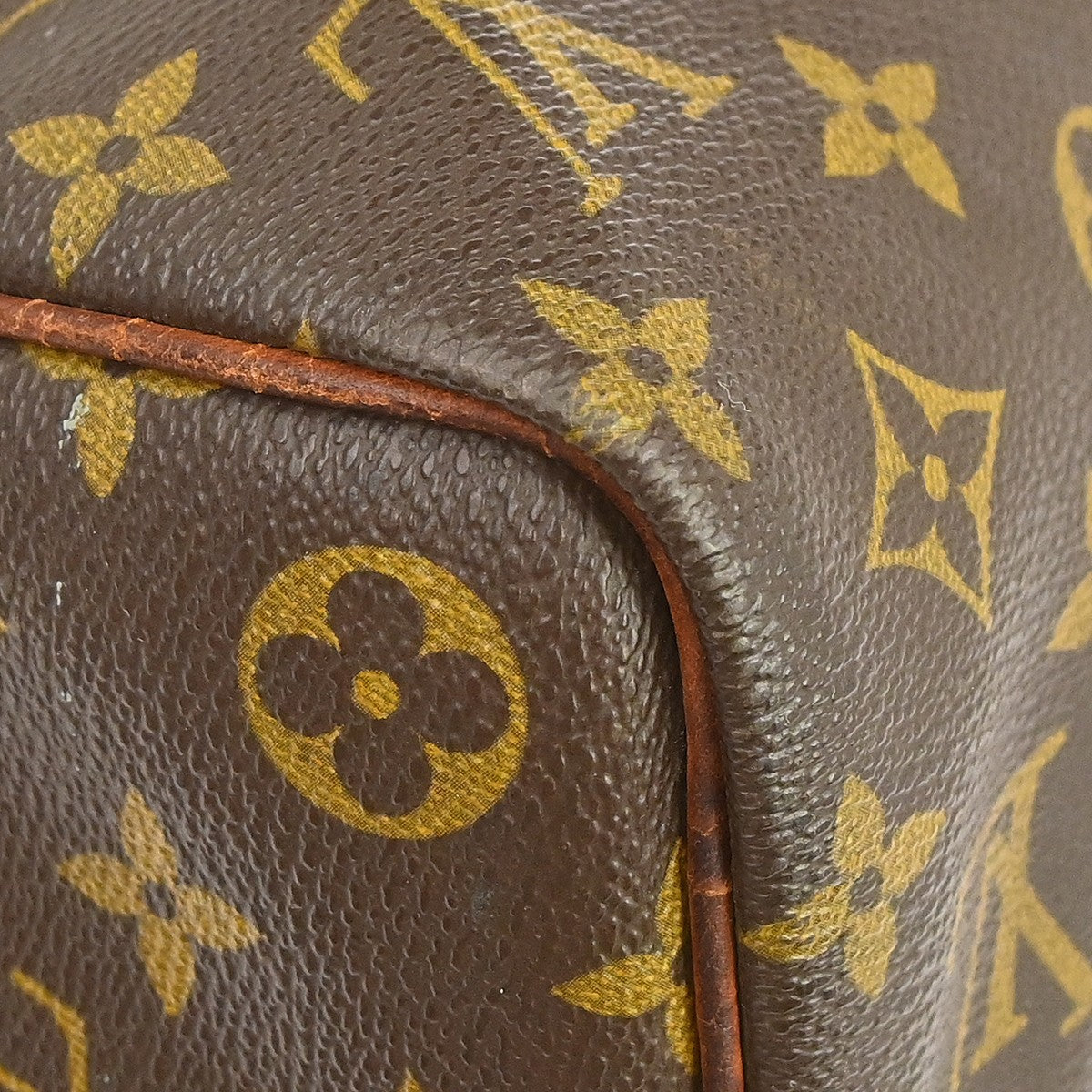 Louis Vuitton Keepall Monogram Canvas Brown Canvas Travel Bag Bag (Pre-Owned)