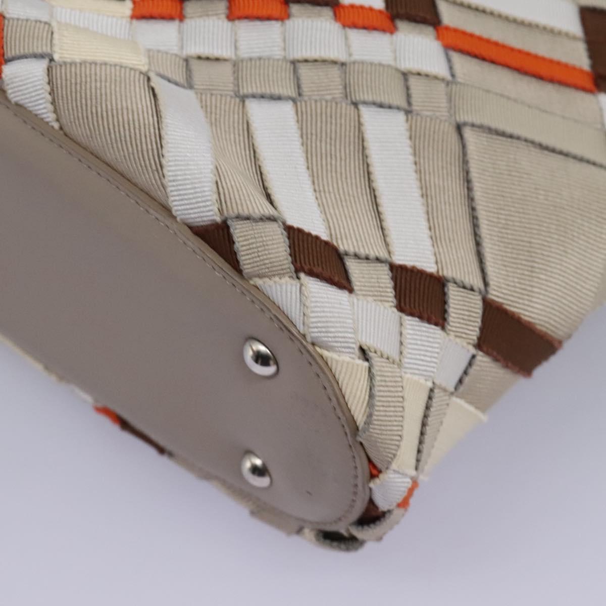 Salvatore Ferragamo Woven Multicolour Canvas Tote Bag (Pre-Owned)