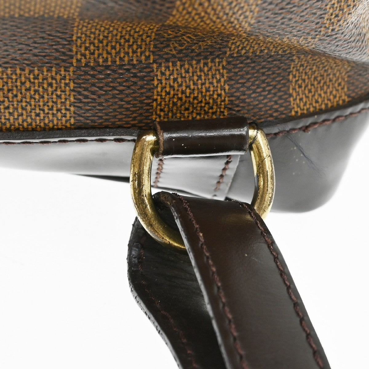 Louis Vuitton Soho Damier Ebene Brown Canvas Backpack Bag (Pre-Owned)