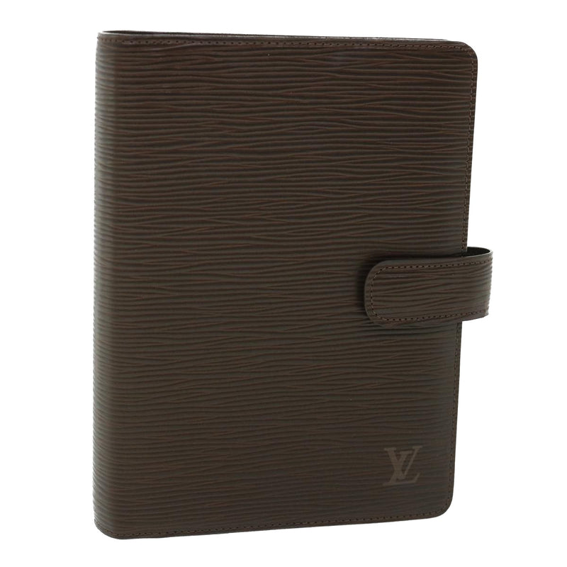 Louis Vuitton Agenda Cover Brown Leather Wallet  (Pre-Owned)