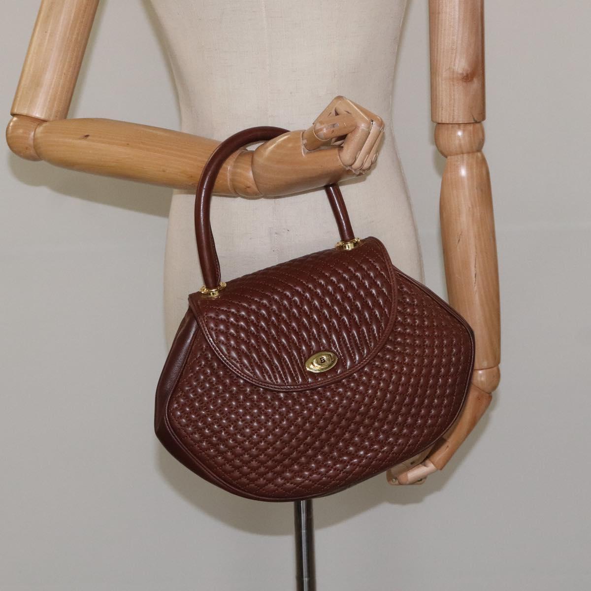 Bally Brown Leather Handbag (Pre-Owned)