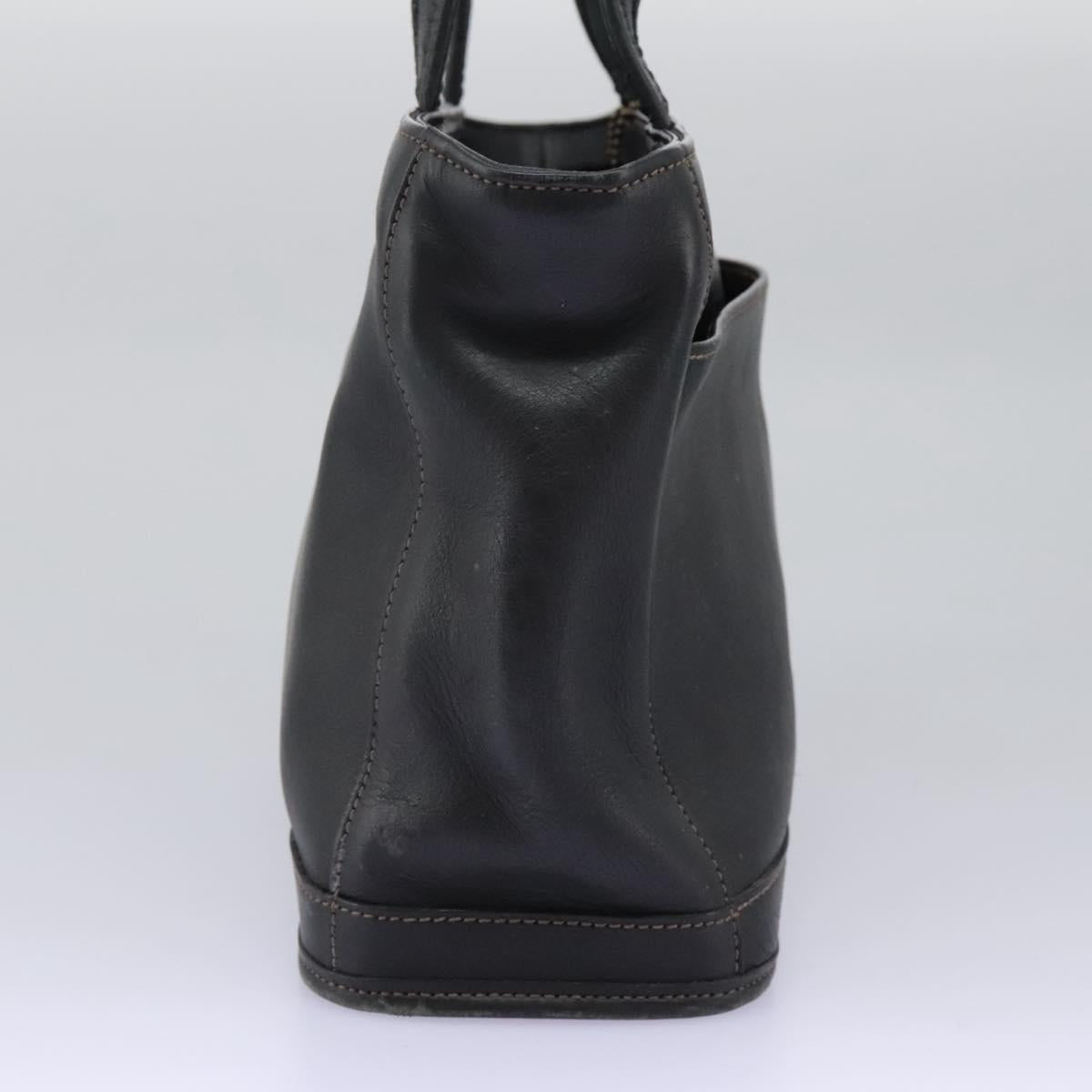 Coach Black Leather Handbag (Pre-Owned)