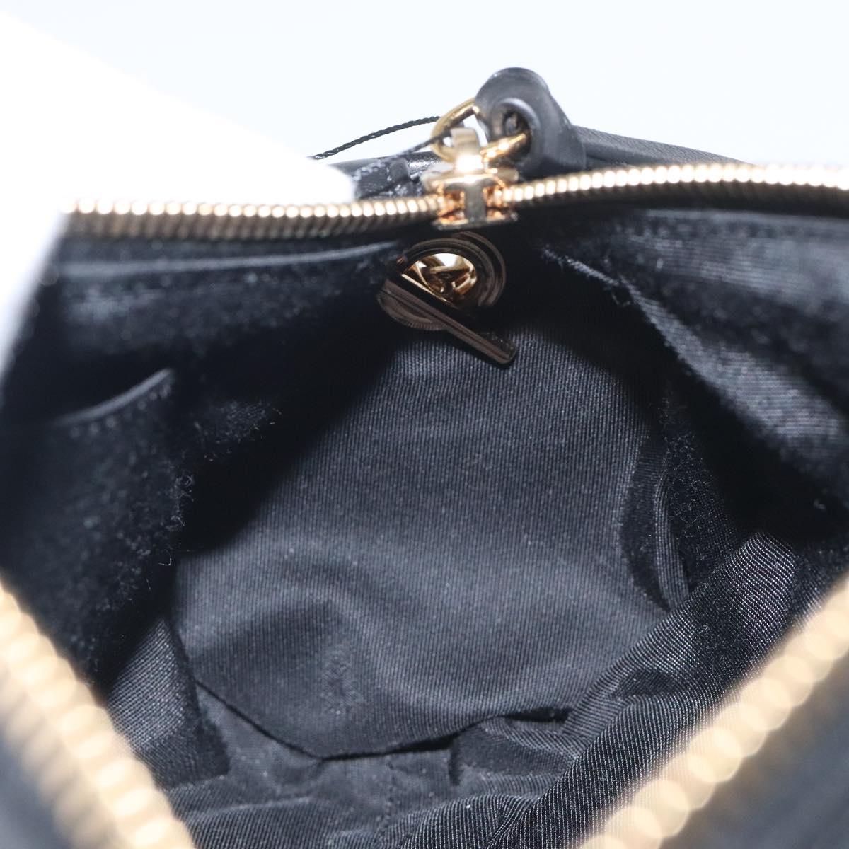 Versace Medusa Black Leather Shoulder Bag (Pre-Owned)