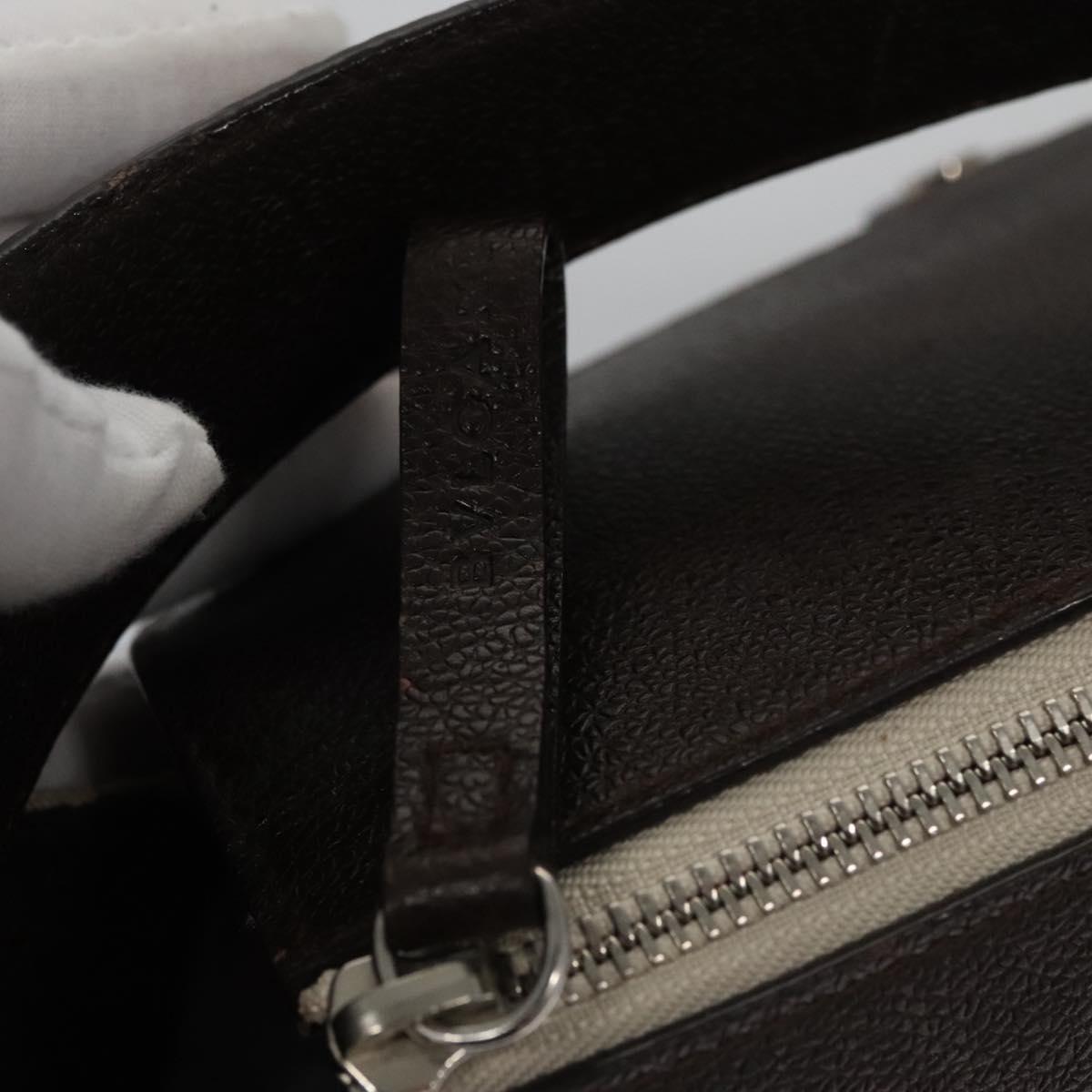 Bulgari Logo Mania Beige Canvas Handbag (Pre-Owned)