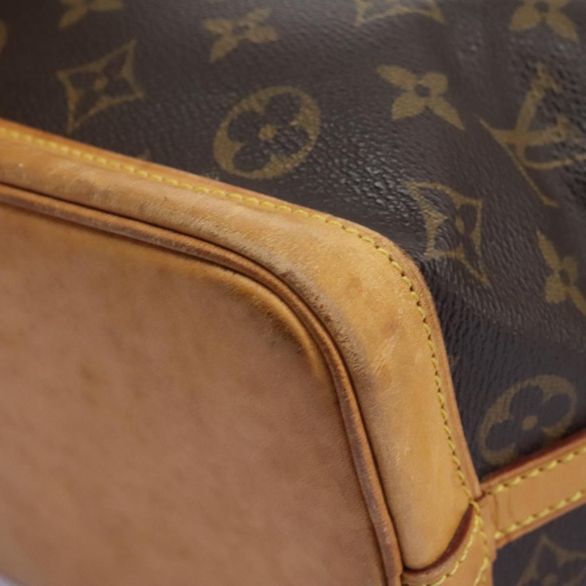 Louis Vuitton Noe Brown Canvas Handbag (Pre-Owned)