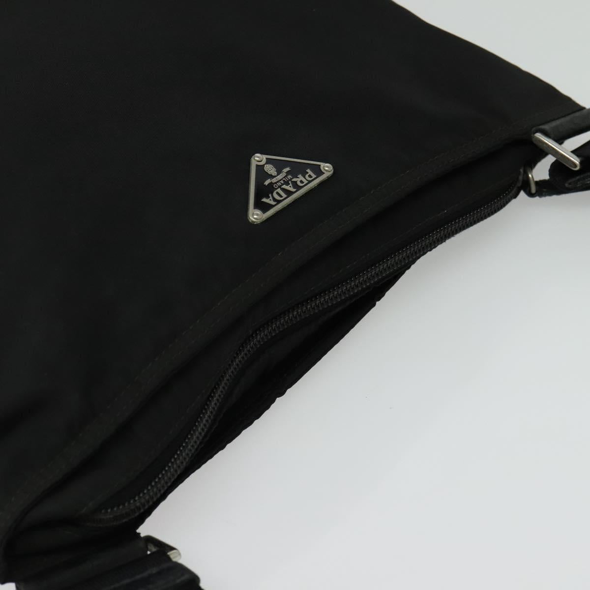 Prada Re-Nylon Black Nylon Shoulder Bag (Pre-Owned)