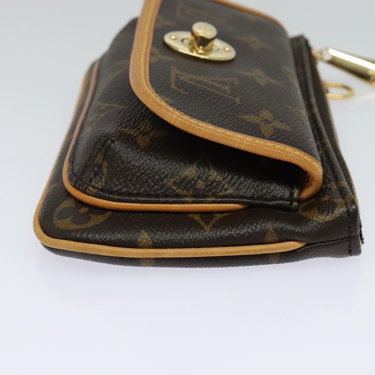 Louis Vuitton Tikal Brown Canvas Clutch Bag (Pre-Owned)