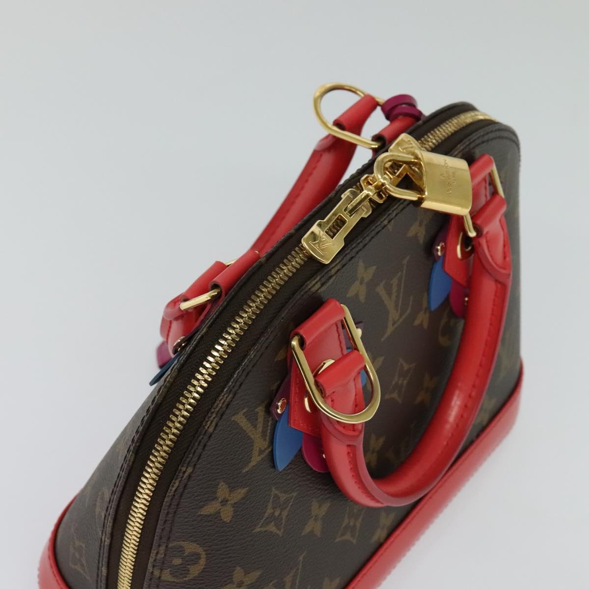 Louis Vuitton Alma Bb Red Canvas Handbag (Pre-Owned)
