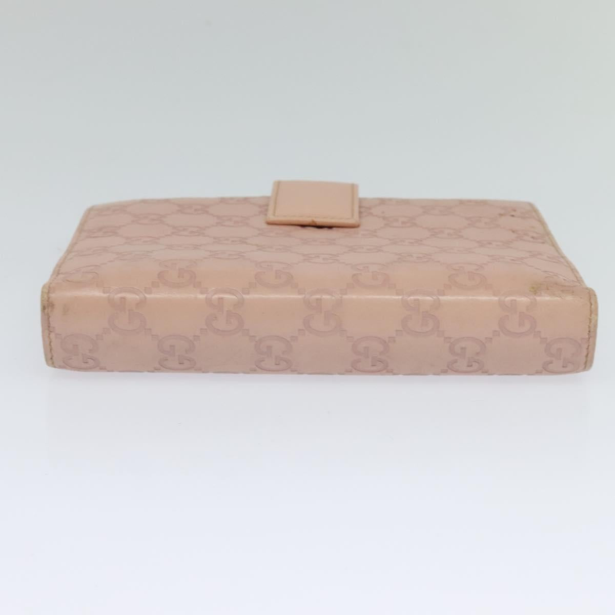 Gucci Couverture Agenda Pink Leather Wallet (Pre-Owned)
