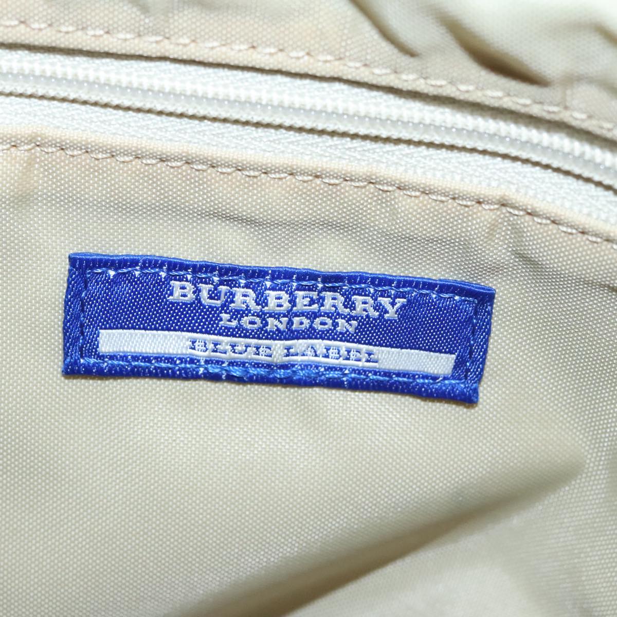 Burberry Blue Label Beige Synthetic Handbag (Pre-Owned)