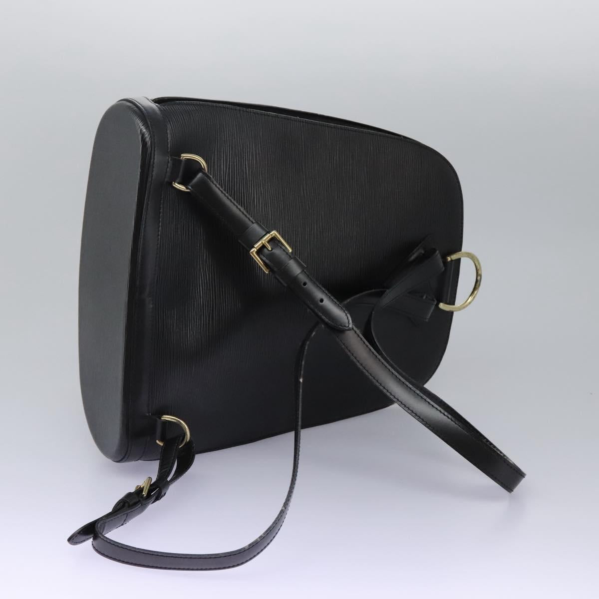 Louis Vuitton Gobelins Black Leather Backpack Bag (Pre-Owned)
