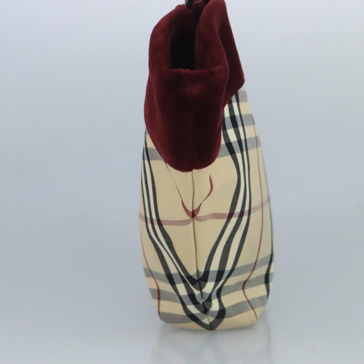 Burberry Nova Check Beige Canvas Tote Bag (Pre-Owned)