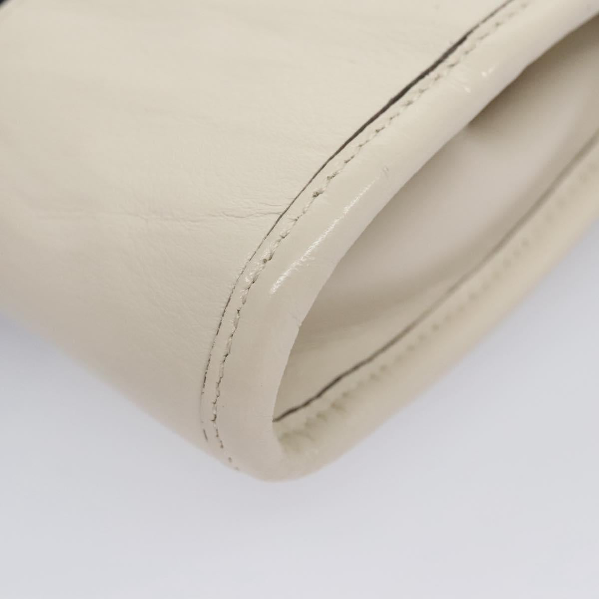 Gucci Rajah White Leather Shoulder Bag (Pre-Owned)