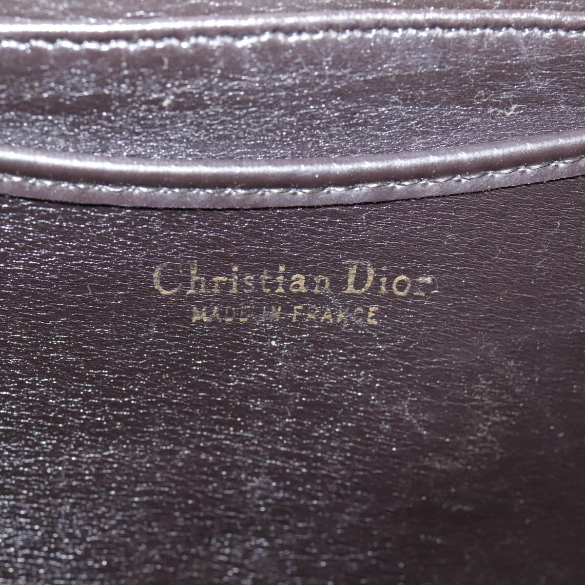 Dior Trotter Brown Canvas Shoulder Bag (Pre-Owned)