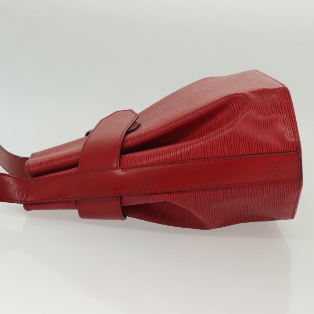 Louis Vuitton Vintage Sac D'epaule Epi Leather Red Leather Handbag (Pre-Owned)