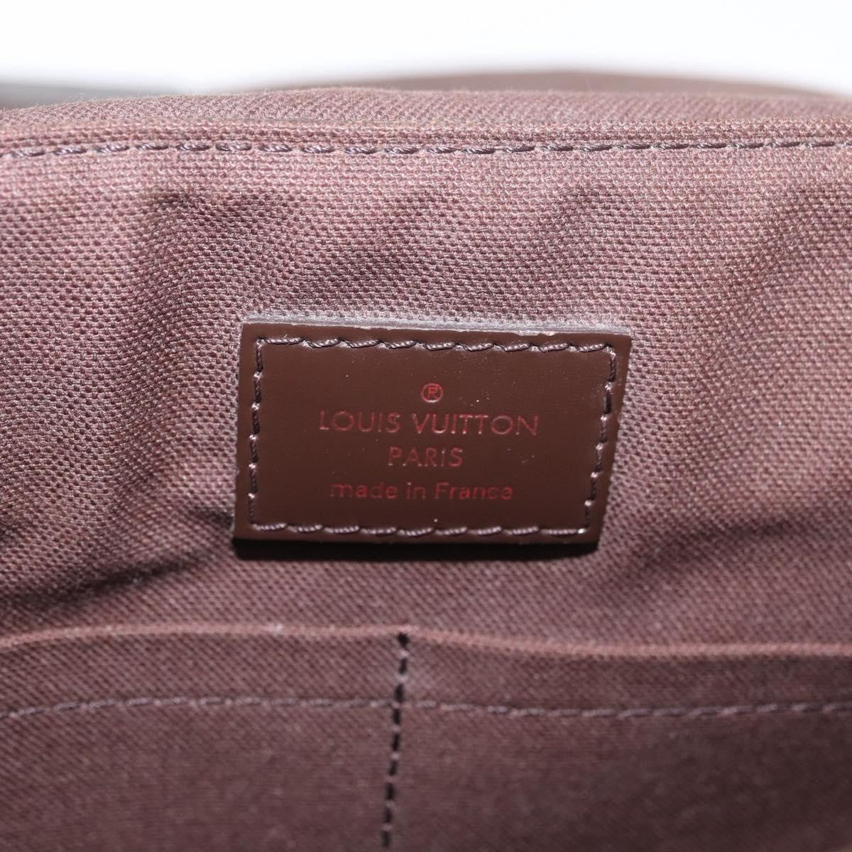 Louis Vuitton District Messenger Damier Brown Canvas Handbag (Pre-Owned)