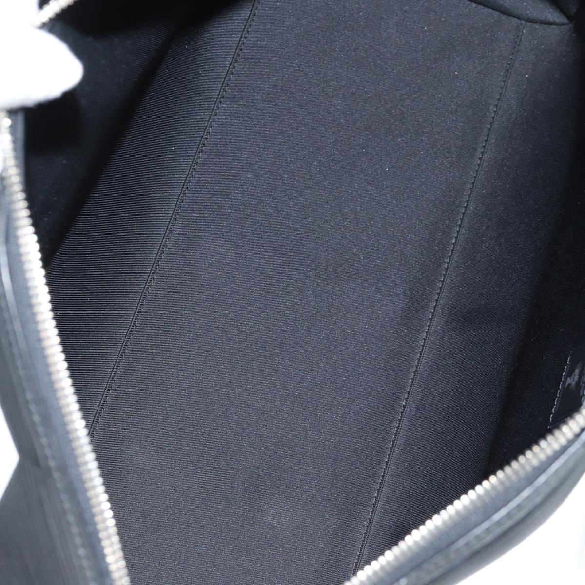 Louis Vuitton Keepall 50 Black Leather Travel Bag (Pre-Owned)