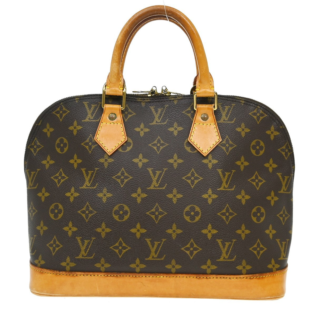 Louis Vuitton Alma Monogram Canvas Brown Canvas Handbag (Pre-Owned)